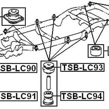 52208-60031 / 5220860031 - Body Bushing For Toyota