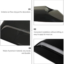 GARNECK Universal Car Decorative Air Flow Intake Hood Scoop Vent Turbo Bonnet Cover for Automobile