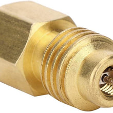 KIMISS Air Conditioner Connector, 1/4SAE Female to 1/2ACME Male Adapter Connector for R134A Car Air Conditioner