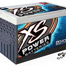 XS Power D3400 XS Series 12V 3,300 Amp AGM High Output Battery with M6 Terminal Bolt