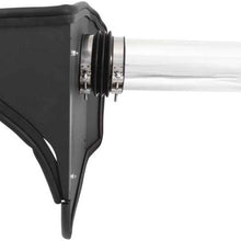 Spectre Performance Air Intake Kit with Washable Air Filter: 2010-2015 Chevy Camaro SS, 6.2L V8, Red Oiled Filter with Polished Aluminum Tube, SPE-9908