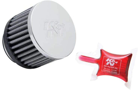 K&N Universal Clamp-On Air Filter: High Performance, Premium, Washable, Replacement Filter: Flange Diameter: 1.8125 In, Filter Height: 2.25 In, Flange Length: 0.625 In, Shape: Round, RC-0910