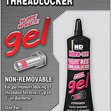 Vibratite 135 Permanent Strength Gel Anaerobic Threadlocker 6 Milliliter Tube Red