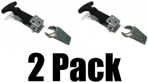 The ROP Shop (2) Hood Hold Down Latch KIT Door Lid Strap Hatch for Luggage Container Tool Box