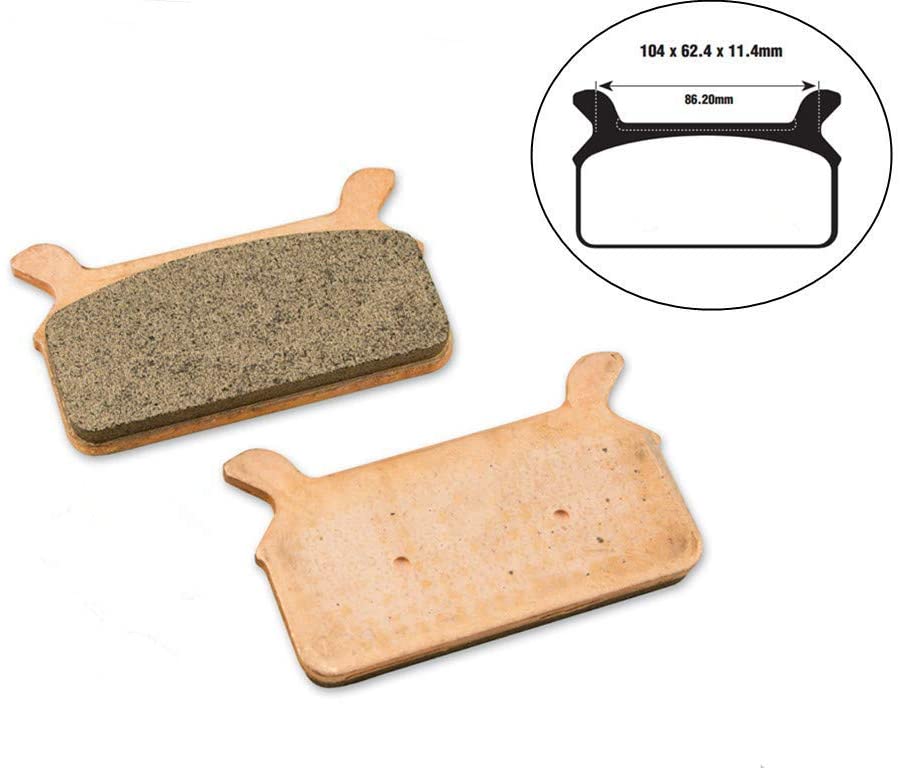 I-Joy Replaces FA201 Rear Brake Pads for Harley Davidson FLTFLHT FLHTCI FLHR FLHRCI 1986-1994 1995 1996 1997 1998 1999 FA201HH