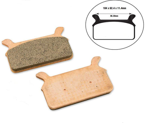 I-Joy Replaces FA201 Rear Brake Pads for Harley Davidson FLTFLHT FLHTCI FLHR FLHRCI 1986-1994 1995 1996 1997 1998 1999 FA201HH