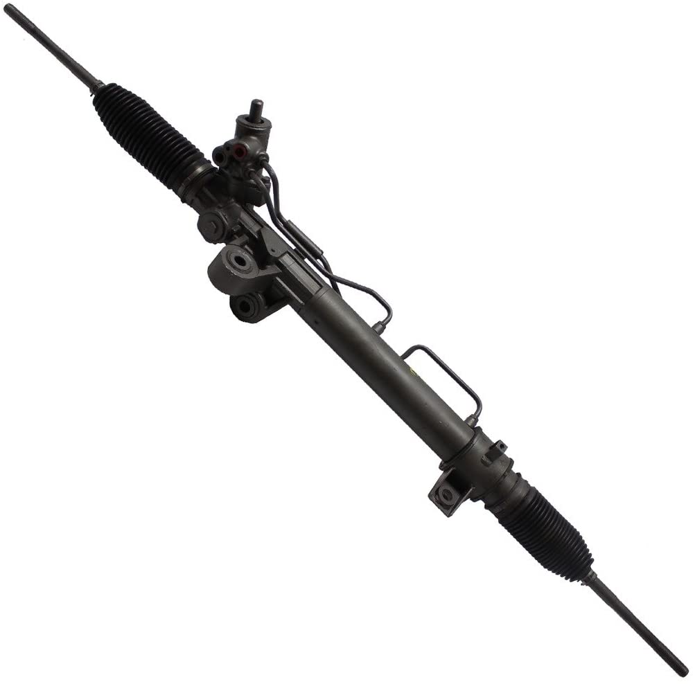 Detroit Axle Complete Power Steering Rack and Pinion Assembly [WITHOUT SENSOR] for 2007-12 GMC Acadia, Enclave, Traverse & Outlook