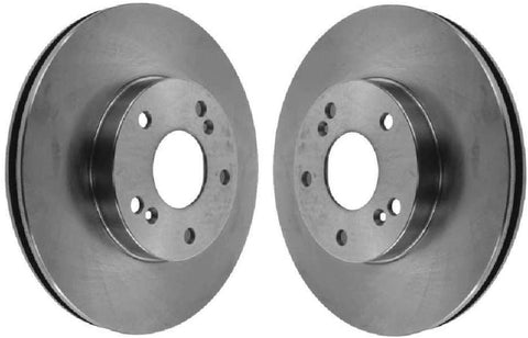 AutoShack R41259PR Front Brake Rotor Pair 2 Pieces Fits Driver and Passenger Side