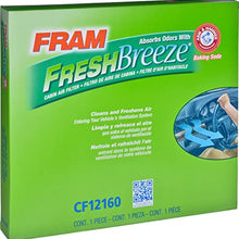 Fram Fresh Breeze - Filtro de aire de cabina con bicarbonato de sodio Arm & Hammer, CF12160 para vehículos Hyundai/Kia