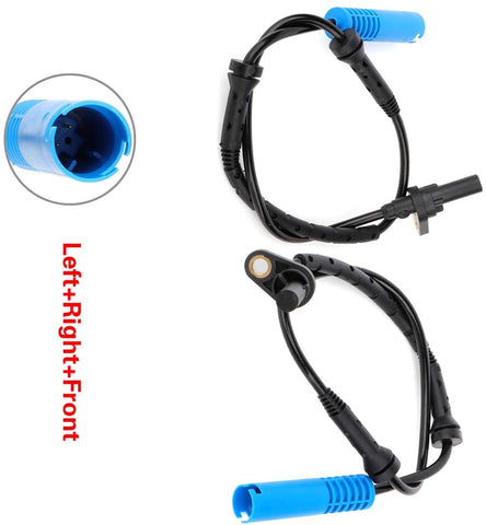 ECCPP Left Right Front ABS Wheel Speed Sensor ABS Sensor fit for 2001 BMW 323i BMW 325xi Set of 2
