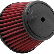 AEM 21-209ED-HK Universal DryFlow Clamp-On Air Filter: Round Tapered; 6 in (152 mm) Flange ID; 5 in (127 mm) Height; 7.5 in (191 mm) Base; 5.125 in (130 mm) Top