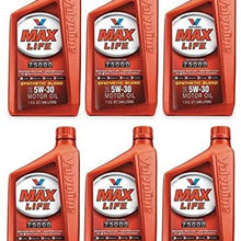 Valvoline Oil VV1556 Maxlife Motor Oil, High-Mileage, SAE 5W30, 1-Qt., Must Purchase In Quantities of 6 - Quantity 6