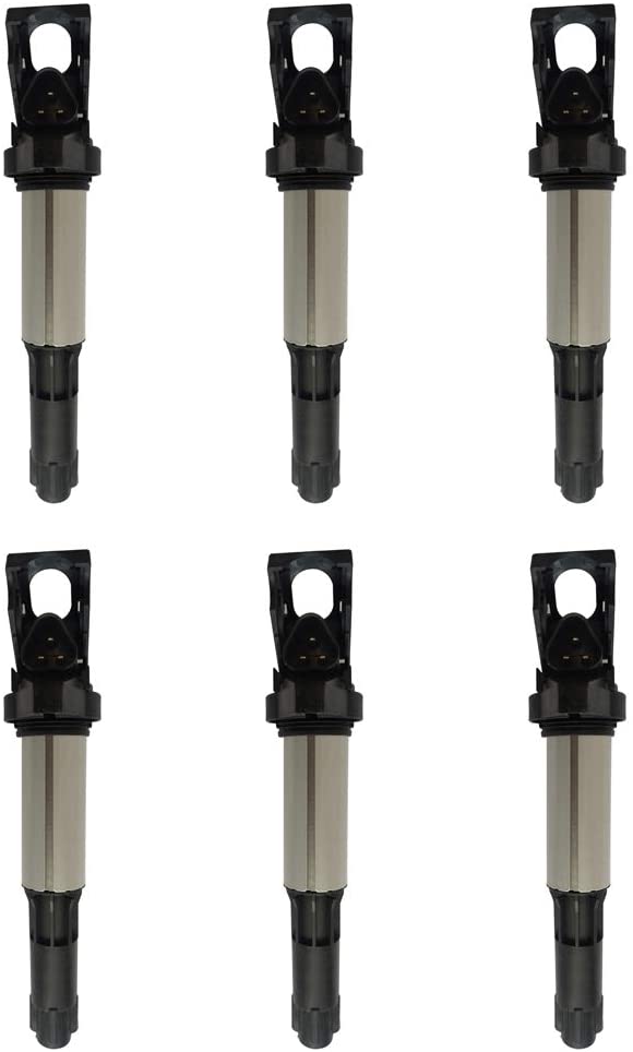 MAS Ignition Coil Pack Set of 6 Compatible with Bmw Mini Rolls-Royce L6 L8 C1404 Uf522 Uf515 (6)
