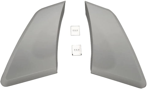 Fender Compatible With 2015-2018 Ford Mustang, GT Style Rear Side Fender Door Scoops Unpainted 2PC PPby IKON MOTORSPORTS,  2016 2017