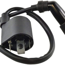 External Ignition Coil with Cap for Suzuki LTA LTF 400 KingQuad 2010-2020 LTA400 LTF400 | OEM # 33410-26G00 / 33410-26G01