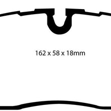EBC Brakes DP61541 6000 Series Greenstuff Truck and SUV Brake Pad
