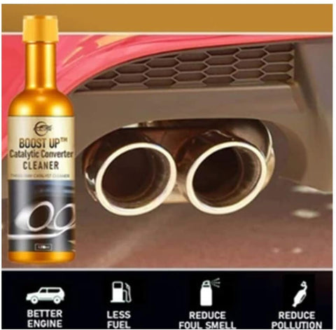 LU1999 Catalytic Converter Cleaner,120ml Engine Booster Cleaner,Car Three-Way,Fuel System Cleaners,Carbon Deposit Removing Agent,for Petrol,Diesel,Hybrid Flex Fuel Vehicles (1PCS)