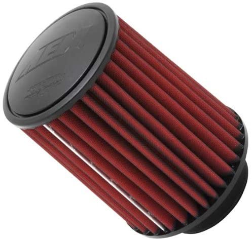 AEM 21-2047DK Universal DryFlow Clamp-On Air Filter: Round Tapered; 3.5 in (89 mm) Flange ID; 7 in (178 mm) Height; 5.25 in (133 mm) Base; 4.75 in (121 mm) Top