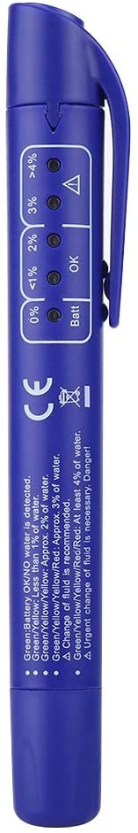 Brake Fluid Tester Car Auto 5 LED Brake Fluid Liquid Water Moisture Tester Indicator Test Pen