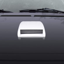 Acouto Car Hood Scoop,Universal Car Decorative Air Flow Intake Scoop Bonnet Vent Sticker Cover Hood(Black)