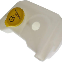 Washer Reservoir Windshield Expansion Tank w/Washer Pump, Cap, and Fluid Level Sensor Port compatible with Vehicles w/Rear Wiper