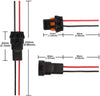 Winka HB4 9006 Female Adapter Wiring Harness Sockets For Headlights Fog Lights 4pcs