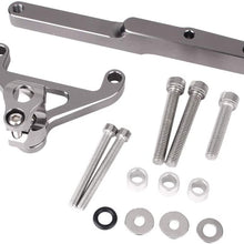 Mallofusa Motorcycle Stabilizer Steering Damper Bracket Mount Holder Kit Compatible for Honda CB1000R 2008 2009 2010 2011 2012 2013 2014 2015 2016 Black