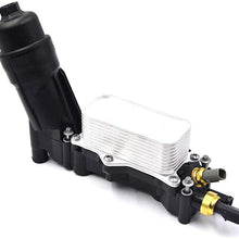 New Engine Oil Filter Cooler Housing With Sensor For 2014-2017 Chrysler Dodge Jeep 3.6L V6 Engine Replace# 68105583AF, 68105583AE