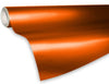 VViViD Orange Satin Chrome Vinyl Wrap Stretch Conform DIY Easy to Use Air-Release Adhesive (1ft x 5ft)