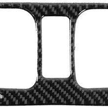 KIMISS Air Vent Panel Trim,Carbon Fiber Center Control Air Vent Panel Trim Sticker Fits for R MK6 2008-2012