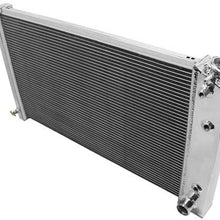 4 Row All Aluminum Replacement Radiator for Many GM Models: Buick, Cadillac, Chevy, Oldsmobile and Pontiac