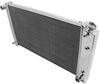 4 Row All Aluminum Replacement Radiator for Many GM Models: Buick, Cadillac, Chevy, Oldsmobile and Pontiac
