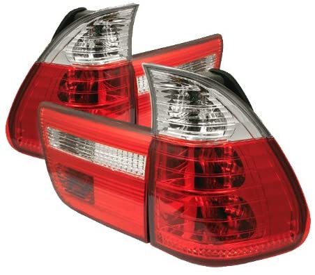 SPYDER Euro Style Tail Lights Fits 00-06 X5