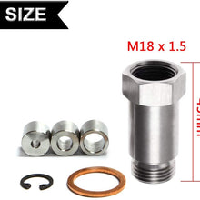 M18 x 1.5 O2 Oxygen Sensor Restrictor Fitting Adjustable Gas Flow Inserts Cel Fix Bung