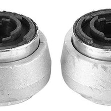 Qiilu Control Arm Bushing Replacement, 2pcs Control Arm Bushings with Bracket 31126757623 31126757624 Fit for 323Ci 325i 330Ci 330i Z4