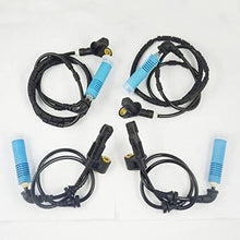 New Set 4Pcs ABS Wheel Speed Sensor Front Rear 34526752682 For BMW 320i 323ci 323i 325Ci Z4 M3 2000-2008