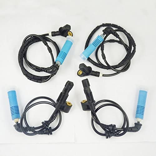 New Set 4Pcs ABS Wheel Speed Sensor Front Rear 34526752682 For BMW 320i 323ci 323i 325Ci Z4 M3 2000-2008