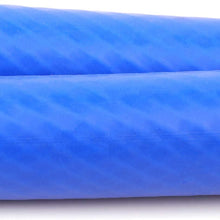 AUTOMUTO Radiator Hose Kit Fit for 2 ft 7/8 ID FlexFab 5526 Blue Silicone Heater Hose 22mm 350F Radiator Coolant .88