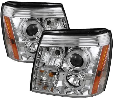 Spyder Auto 5037930 LED Halo Projector Headlights Chrome/Clear