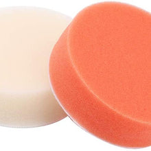 Terisass 12 Pcs/Set 3 Inch Car Cleaning Pads Auto Woolen Polisher Buffer Pad Car Sponge Buffing Polishing Pad Automotive Buffing Wax Polisher Kit