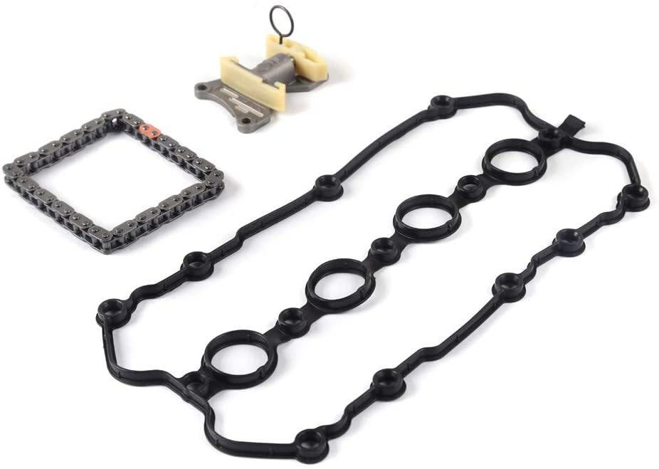 Mplus Engine Timing Chain Kit with Gasket Tensioner Fit 2006-2008 for Audi A3 2.0L | 2005-2009 for Audi A4 2.0L | 2006-2008 for Volkswagen Jetta 2.0L and More (Timing Chain Kit)