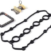 Mplus Engine Timing Chain Kit with Gasket Tensioner Fit 2006-2008 for Audi A3 2.0L | 2005-2009 for Audi A4 2.0L | 2006-2008 for Volkswagen Jetta 2.0L and More (Timing Chain Kit)