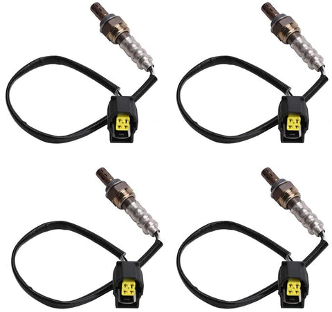 Set of 4 Oxygen O2 Sensor Upstream & Downstream for 2004-2007 Dodge Ram Magnum Charger Jeep Commander Liberty Chrysler 300 Mitsubishi # 56028994AA 56028994AB 05149170AA OS5249