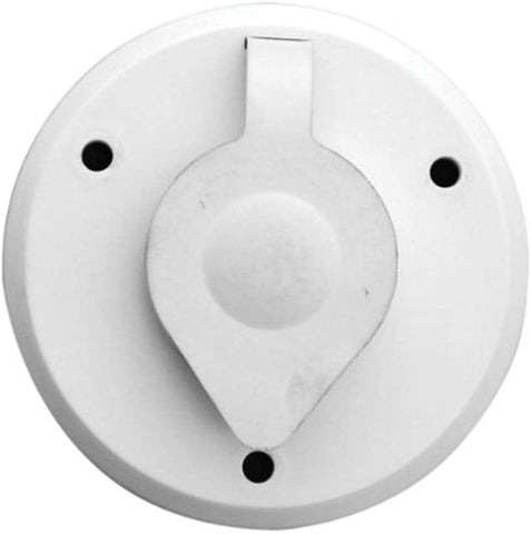 Prime Products 08-6208 White Receptacle Round Cable TV