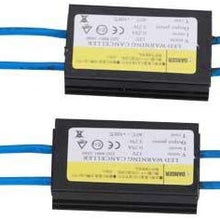 Terisass 2 Pcs T10 LED Headlight Decoder Headlight Light Bulb Canbus Error Free Anti Flicker Resistor