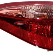 Tail Light Assembly - TYC For/Fit 8156002B00 17-19 Toyota Corolla - Outer On-Body Bulb-Type (Exclude SE/XLE/XSE/50th-Anniversary) (Left Hand - Driver) NSF
