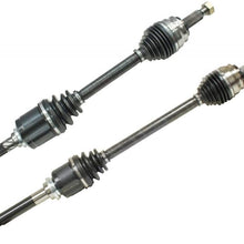 DTA DC21332134 front Left Right Pair - 2 New Premium CV Axles (Drive Axle Assembly) Compatible with 2007-2009 Dodge Caliber AWD RT; 2007-2012 Jeep Compass 4WD; Patriot 4WD