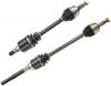 DTA DC21332134 front Left Right Pair - 2 New Premium CV Axles (Drive Axle Assembly) Compatible with 2007-2009 Dodge Caliber AWD RT; 2007-2012 Jeep Compass 4WD; Patriot 4WD