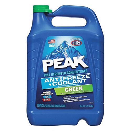 Peak Antifreeze Coolant Green Full Strength, 1 gal.