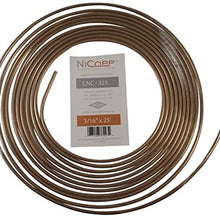 NiCopp Nickel/Copper Brake Line Tubing Coil, 3/16 x 25'